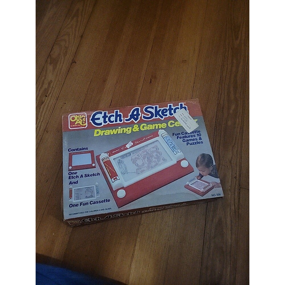 VTG Etch A Sketch Drawing & Game Center (Ohio Art) #508